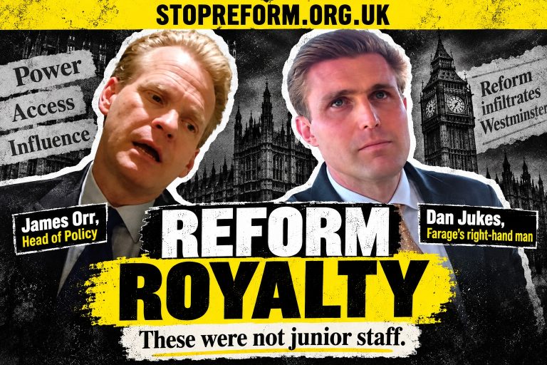 Dan Jukes and James Orr, two senior Reform UK insiders